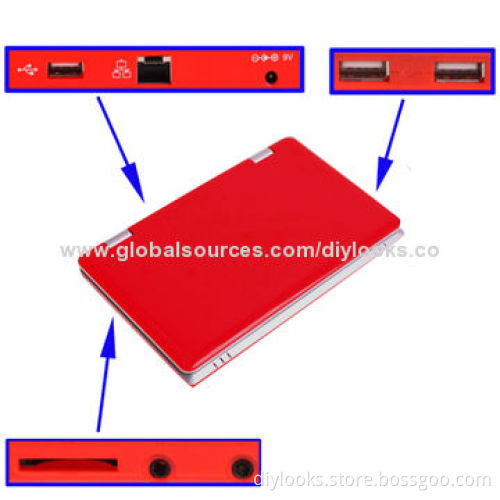 EPC 701 Red, 7.0-inch Windows CE Notebook Computer with Wi-Fi